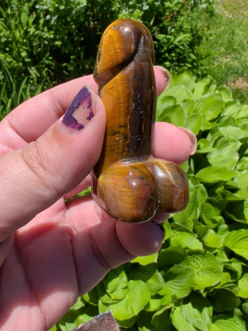 Chunky Tiger Eye Peen